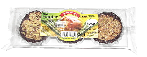 Placičky musli 150g čoko Racional